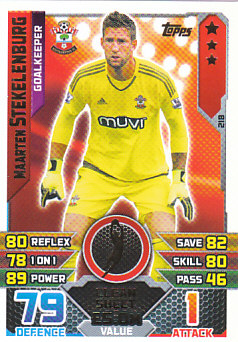 Maarten Stekelenburg Southampton 2015/16 Topps Match Attax #218